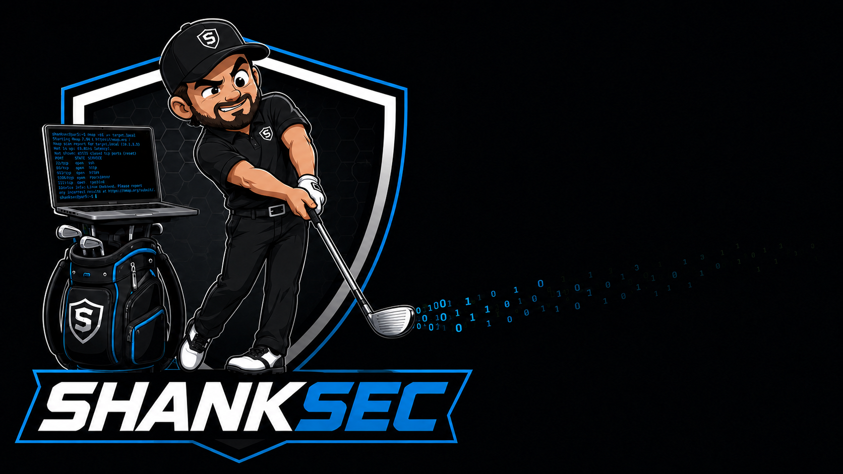 ShankSec golf and cybersecurity logo